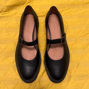 Madewell womens size 9 chunky lugsole Mary Janes